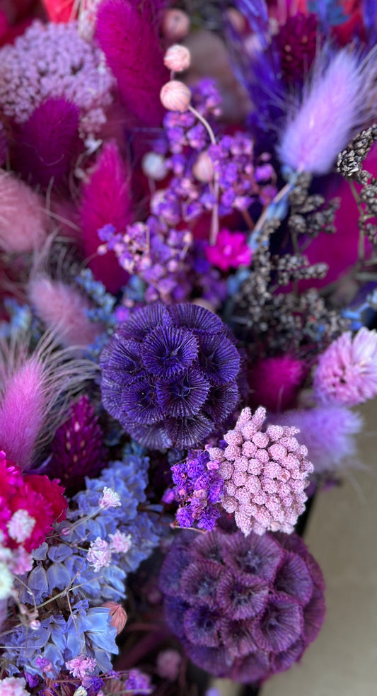 PURPLE RAIN • Bouquet Small + Vase